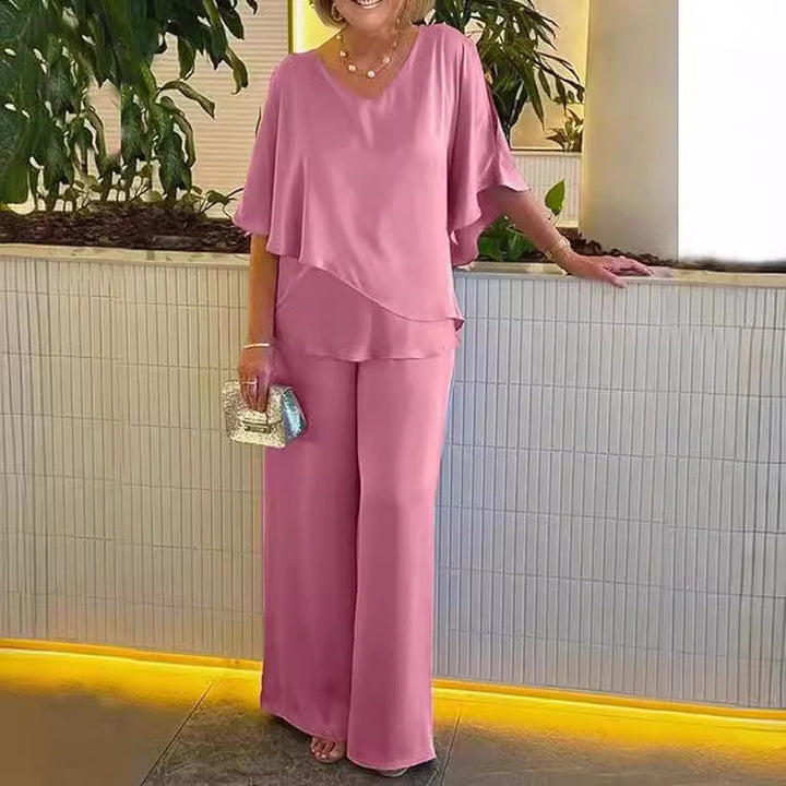 Martha - Set lejer cu pantaloni largi