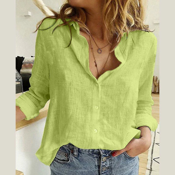 Aurélie™ — Bluză elegantă din bumbac cu un stil natural