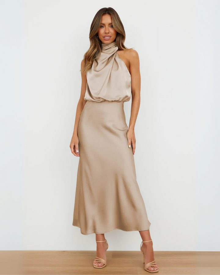 Violet™ | Rochie drapată Sahara