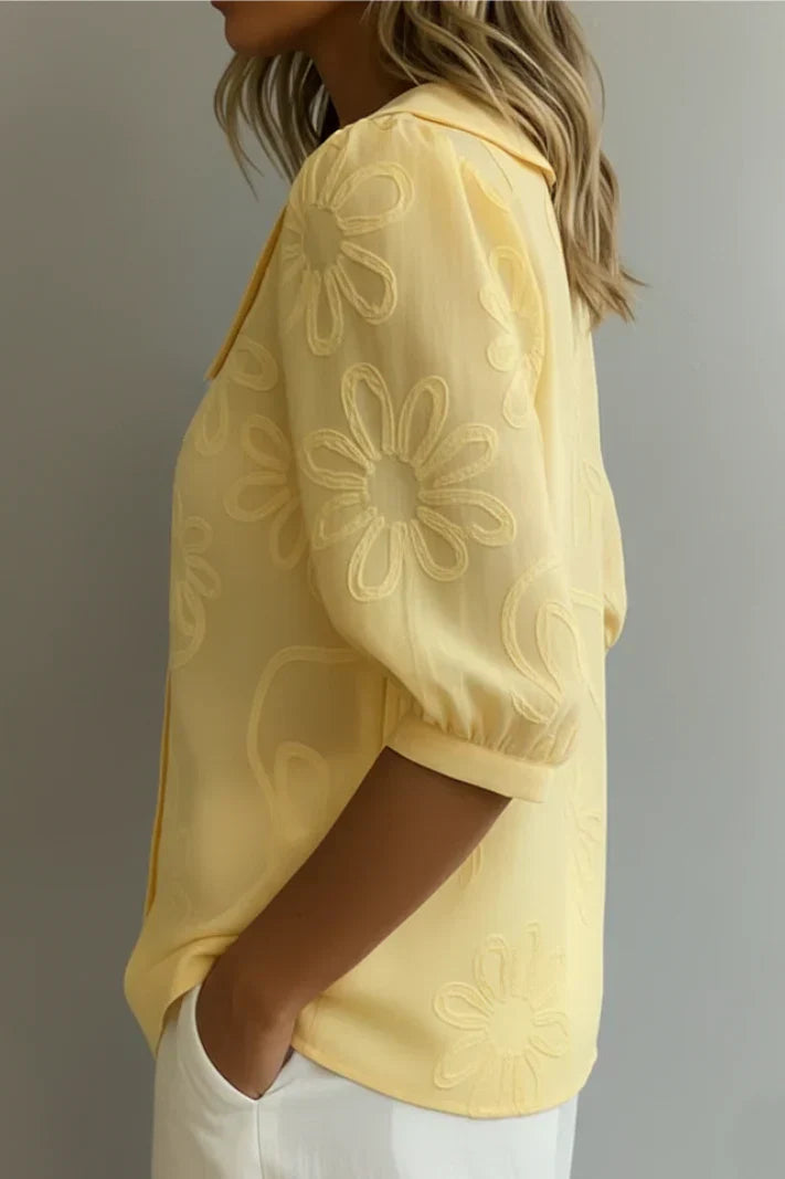 Liliana™ — Bluză elegantă cu model floral