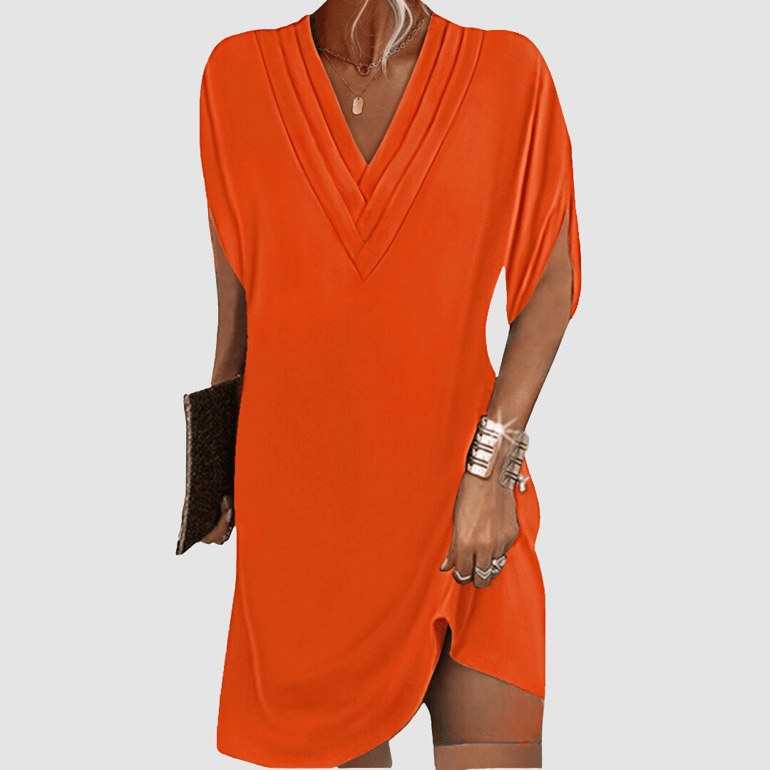 Alysa™ Elegant Dress with Half Sleeves
