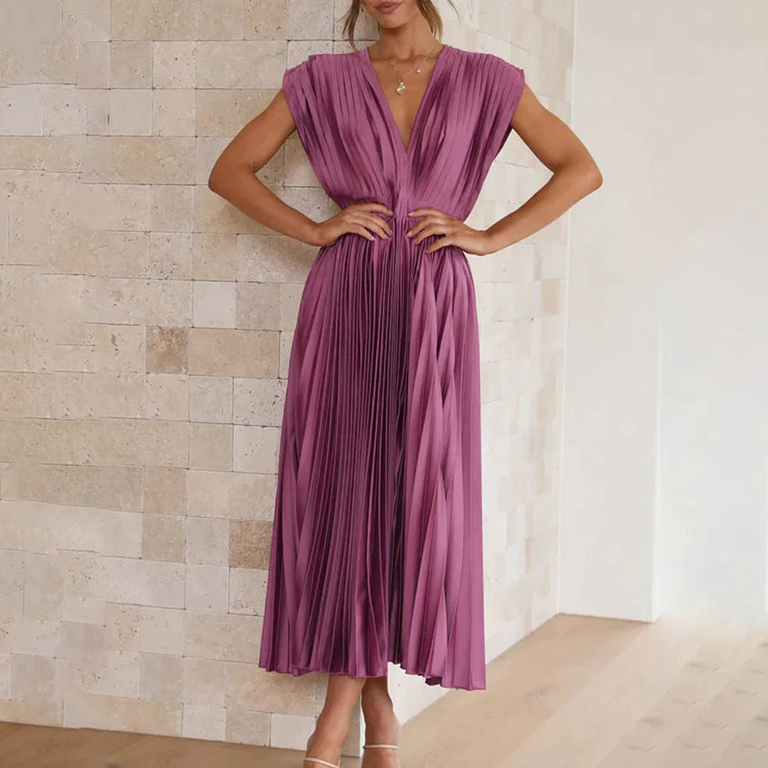 Marni™ | Rochie midi plisată atemporală