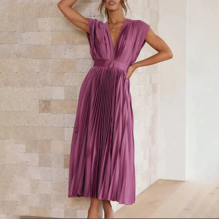 Marni™ | Rochie midi plisată atemporală