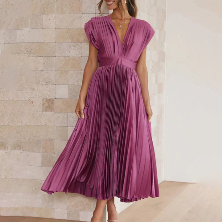 Marni™ | Rochie midi plisată atemporală