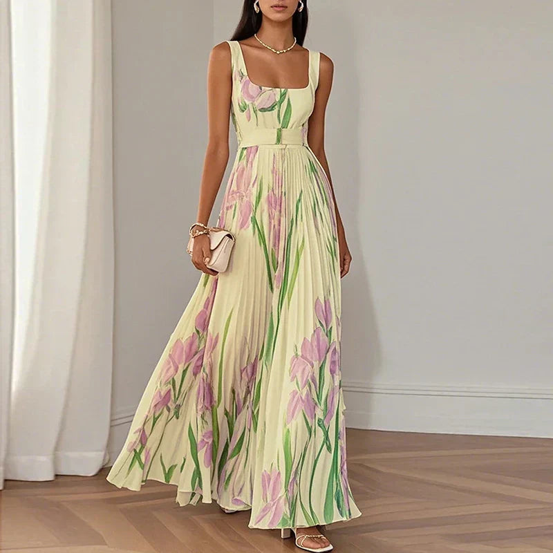 Oriah™ | Rochie maxi florală în linie A