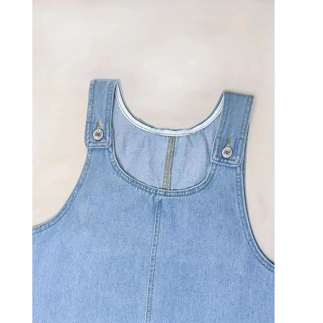 Loren | Rochie cu aspect de denim