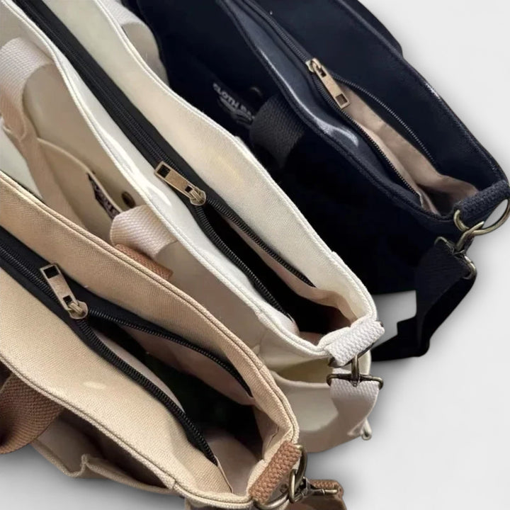 Elle - Minimalistic Canvas Tote Bag