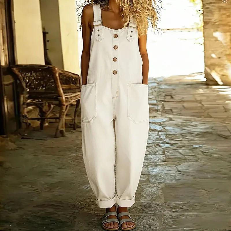 Taylor | Denim vintage Salopetă plisată