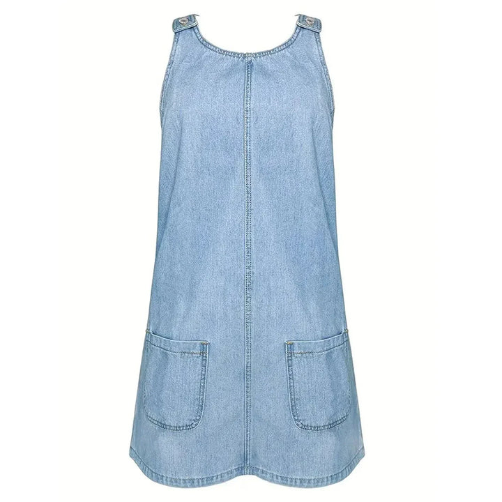 Loren | Rochie cu aspect de denim