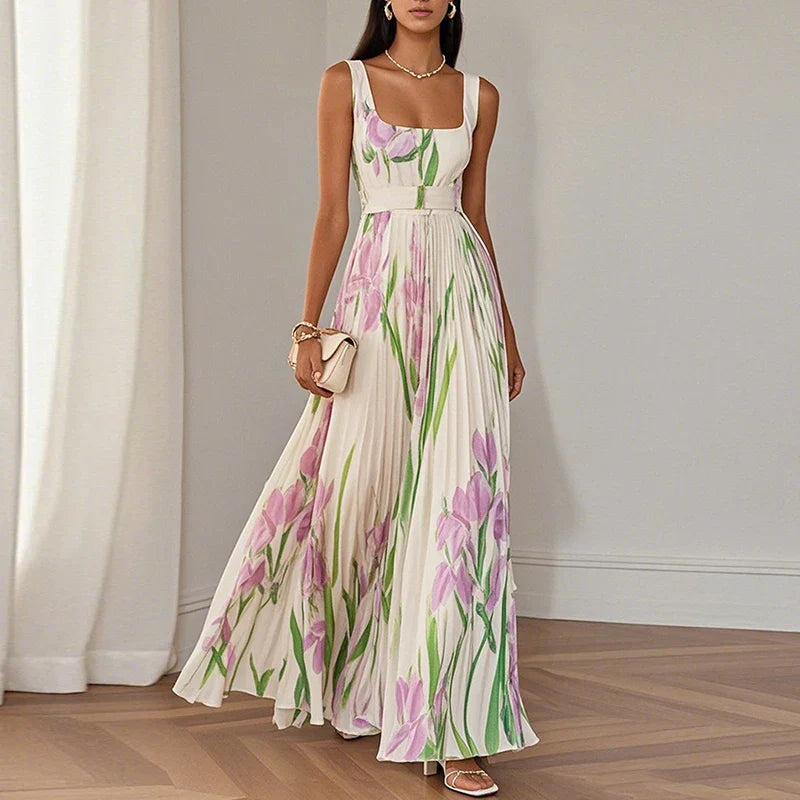 Oriah™ | Rochie maxi florală în linie A