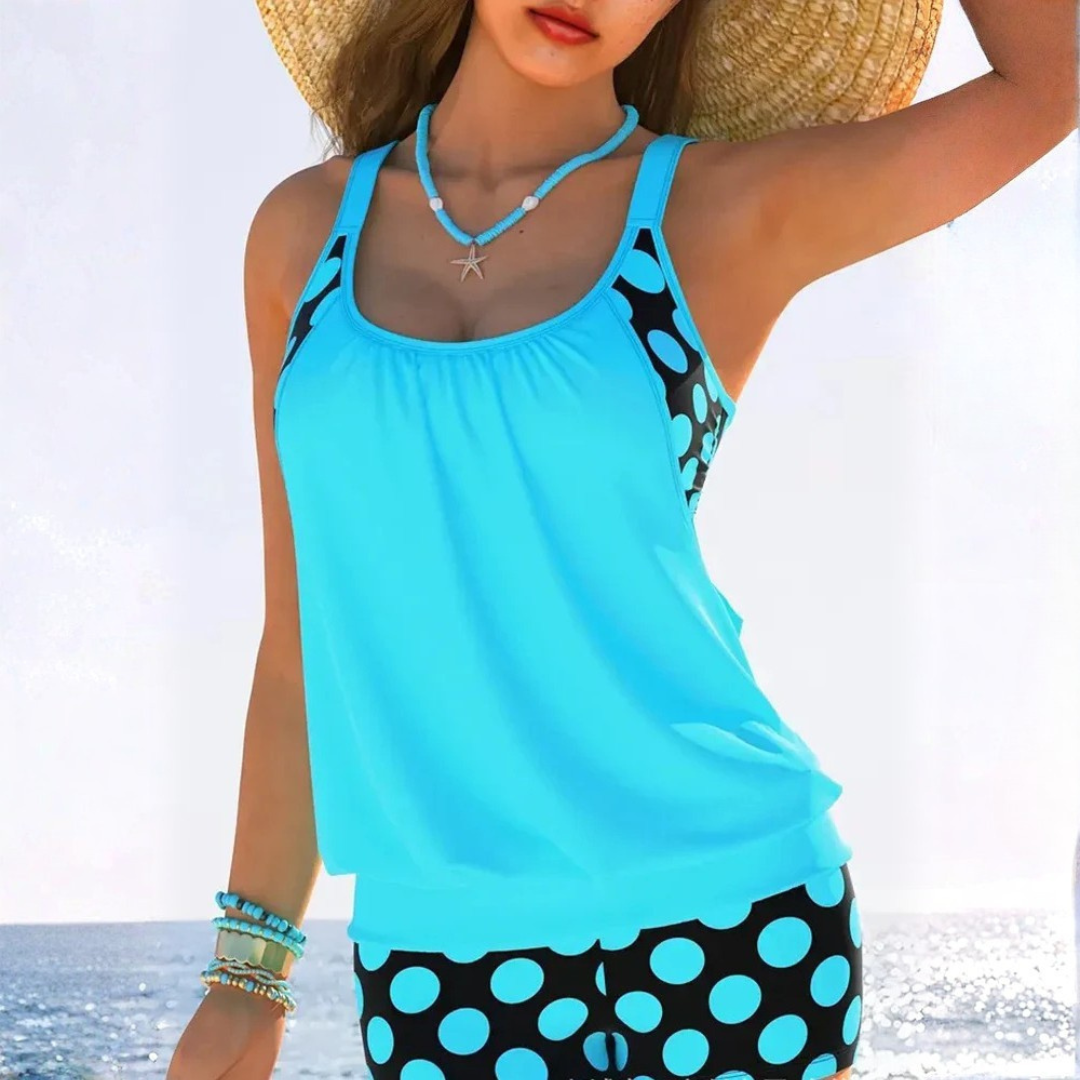 Azaria | Bikini set with spots and open details