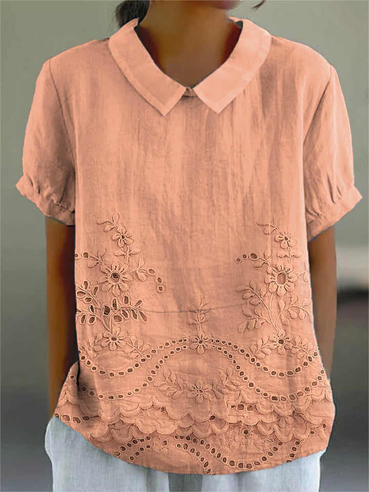 Lily | Cămașă cu Broderie Florală