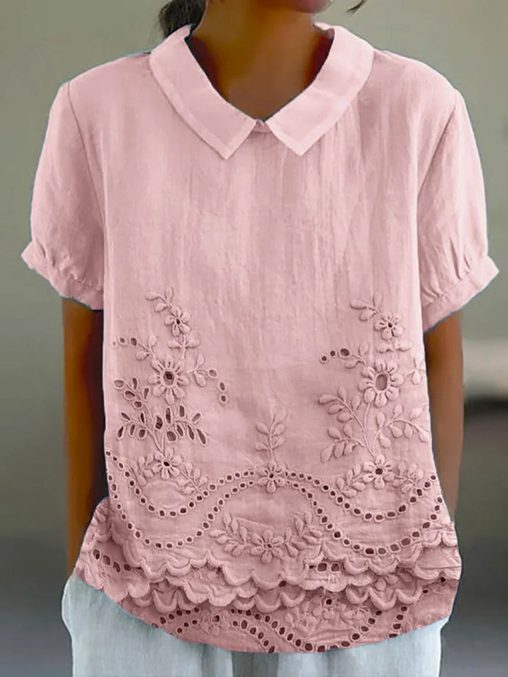 Lily | Cămașă cu Broderie Florală