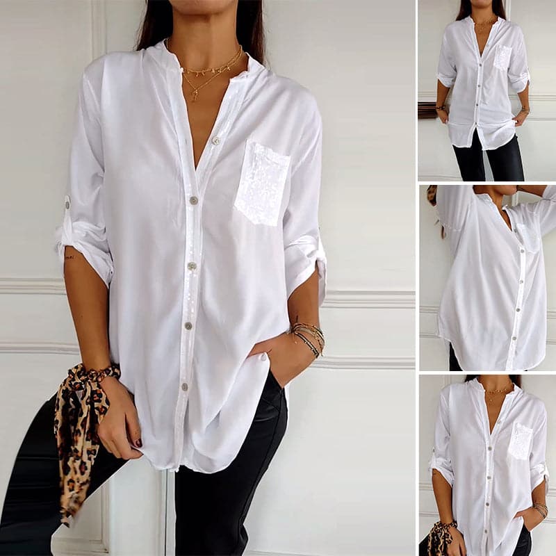 Marina™ — Top elegant cu detalii luminoase