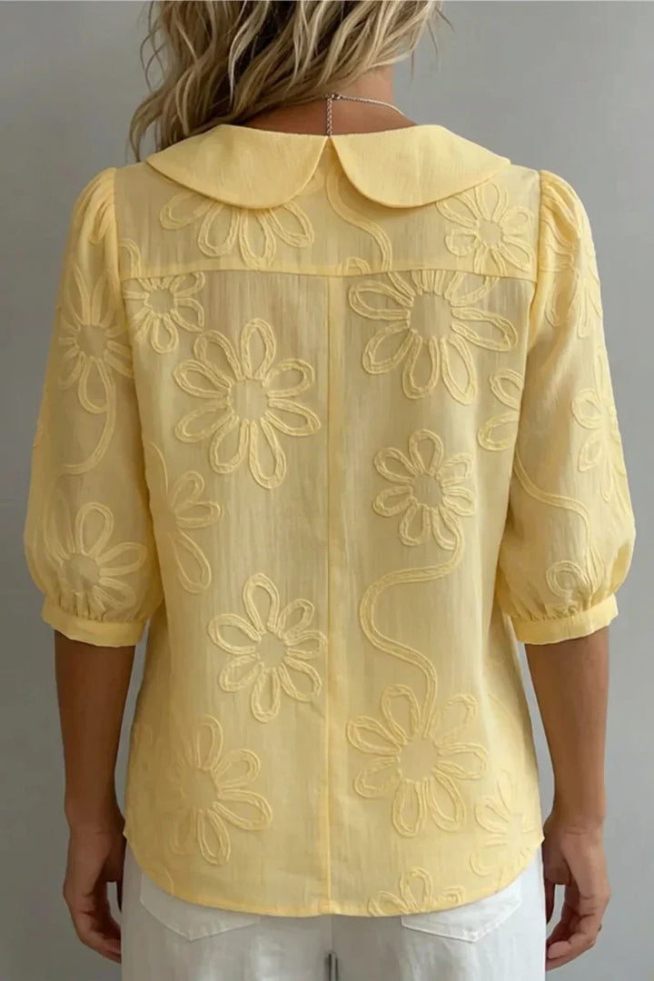 Liliana™ — Bluză Elegantă Cu Model Floral