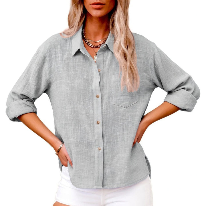 Romane™ — Bluză elegantă din bumbac cu un stil atemporal