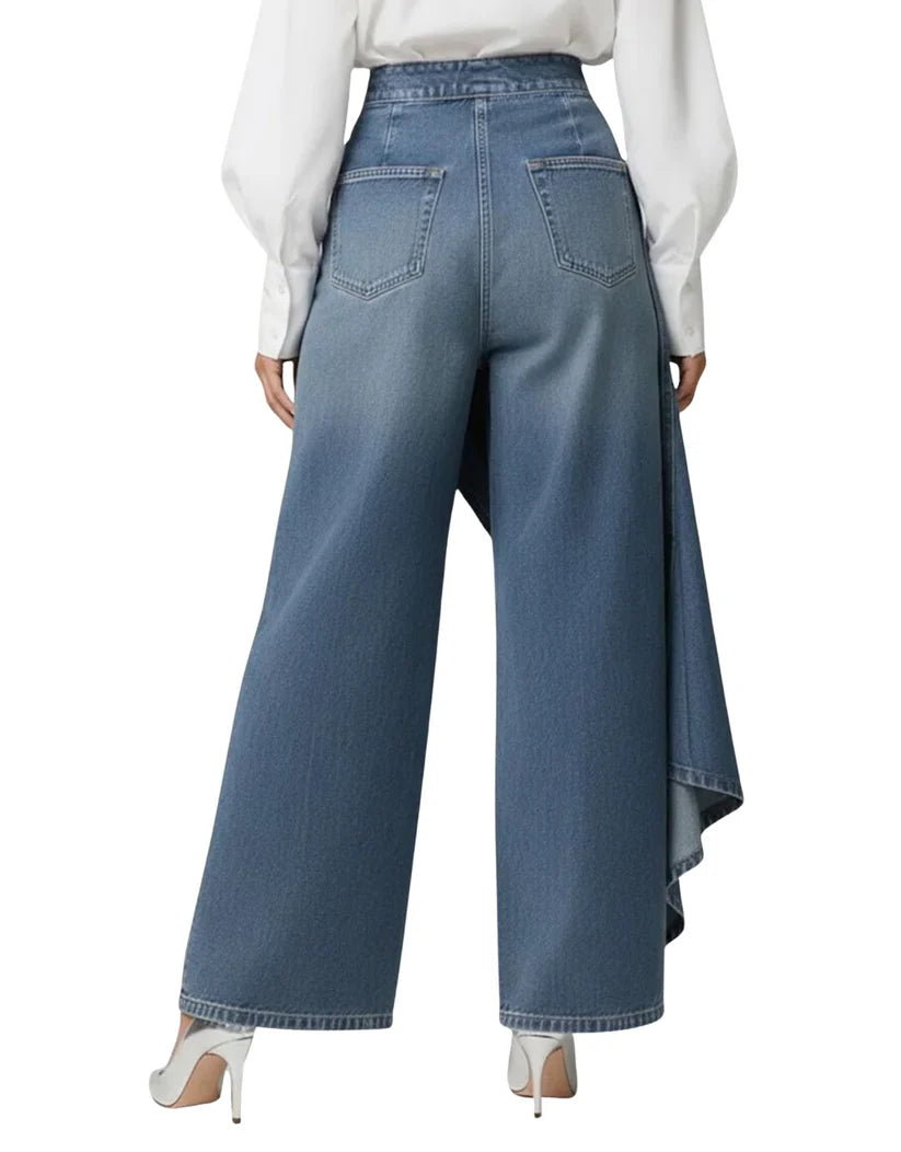 Zaria™ | Pantaloni Denim Petrecuți