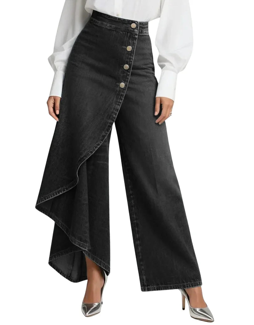 Zaria™ | Pantaloni Denim Petrecuți