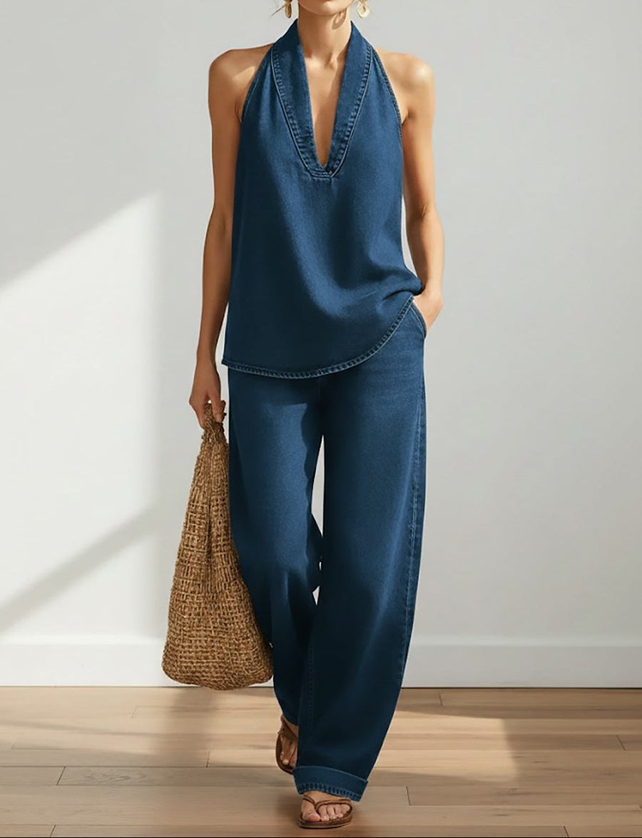 Lorea | Set cu aspect de denim