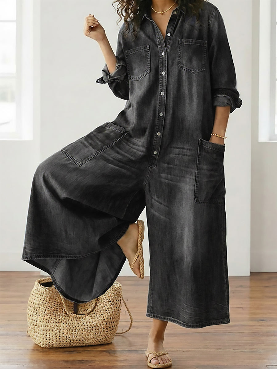 Lorelie | Salopetă vintage din denim