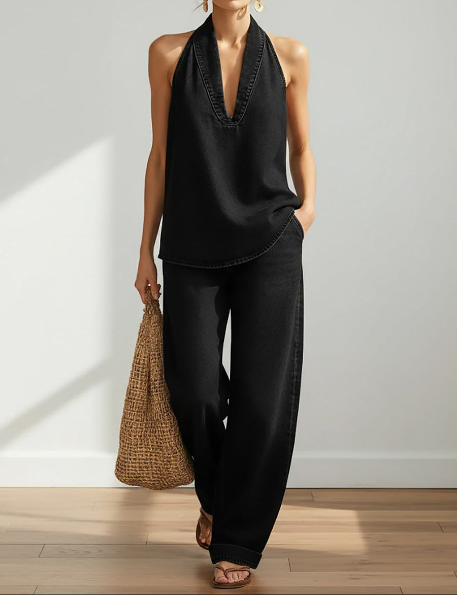 Lorea | Set cu aspect de denim