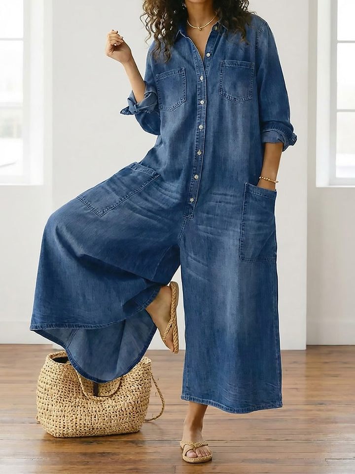 Lorelie | Salopetă vintage din denim