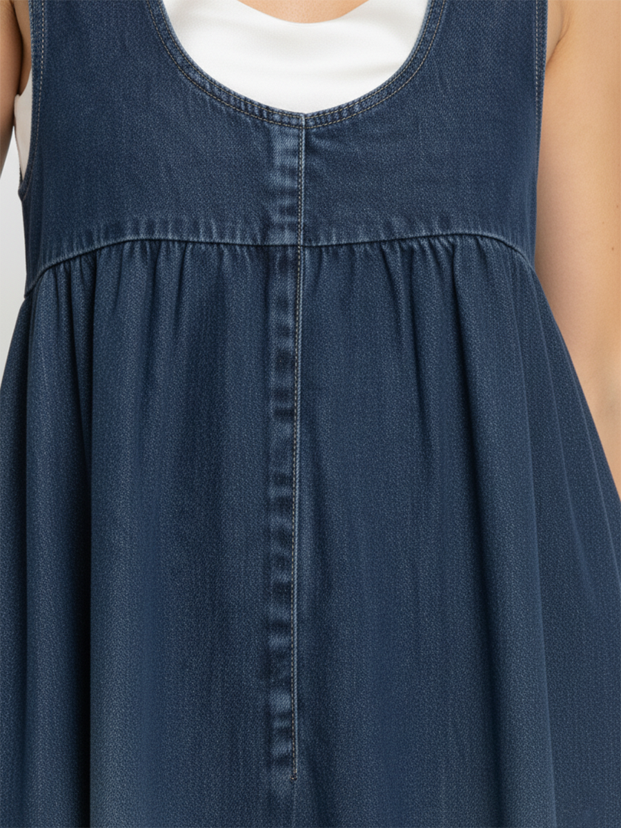 Loretta | Rochie maxi din denim