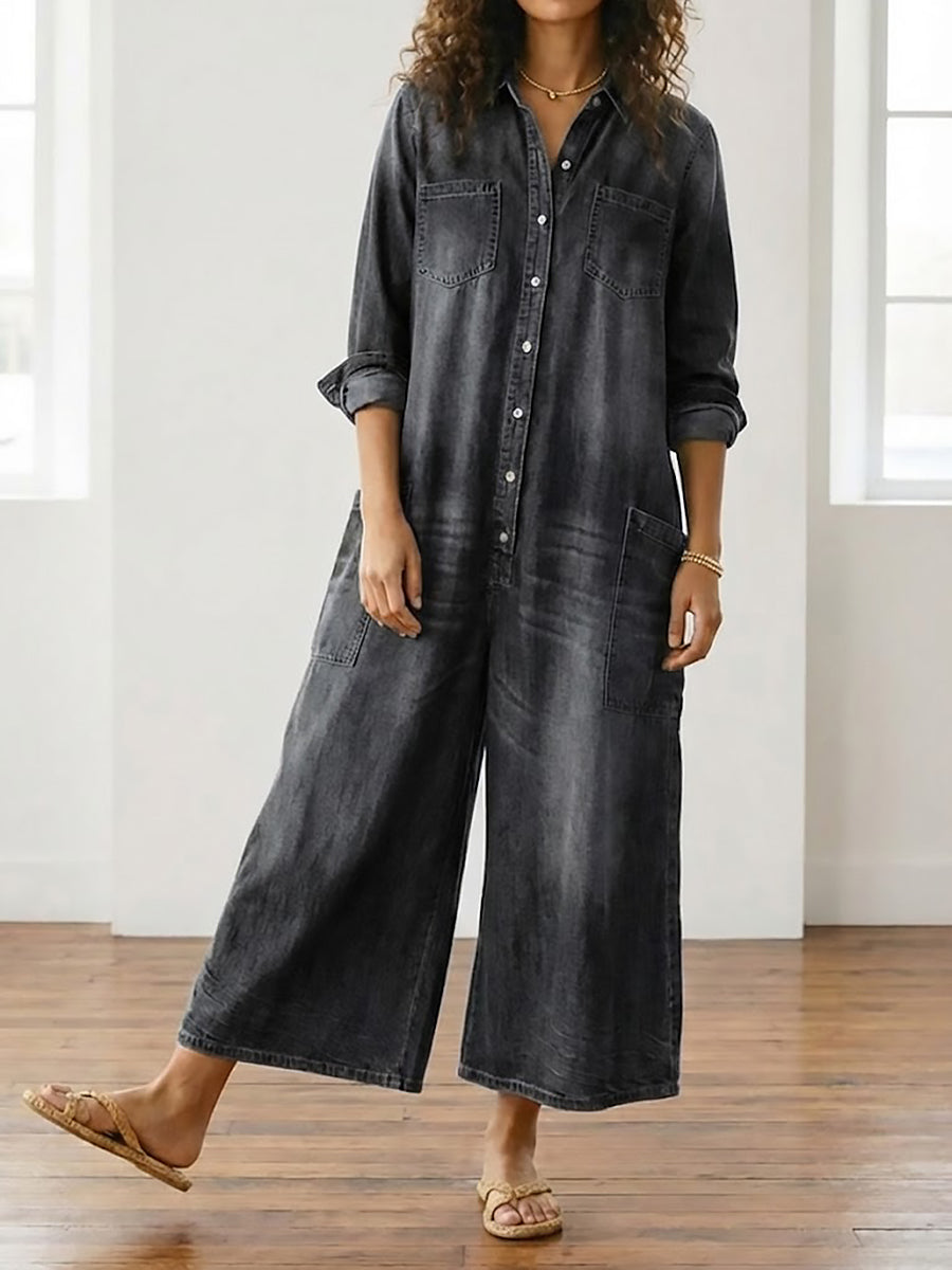 Lorelie | Salopetă vintage din denim